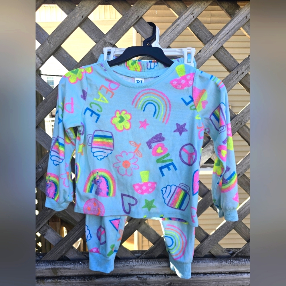 Colorful Kids Pajamas Set